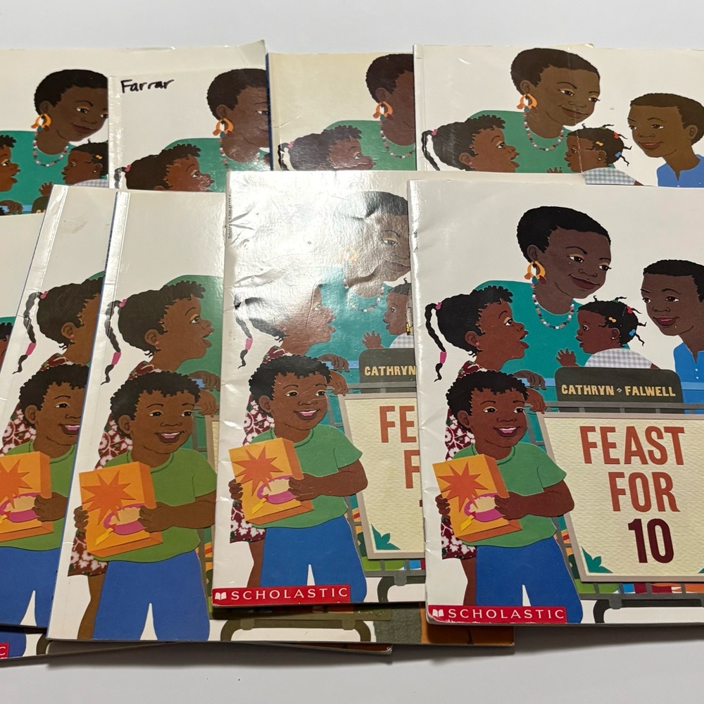 Scholastic Feast For 10 book set of 9